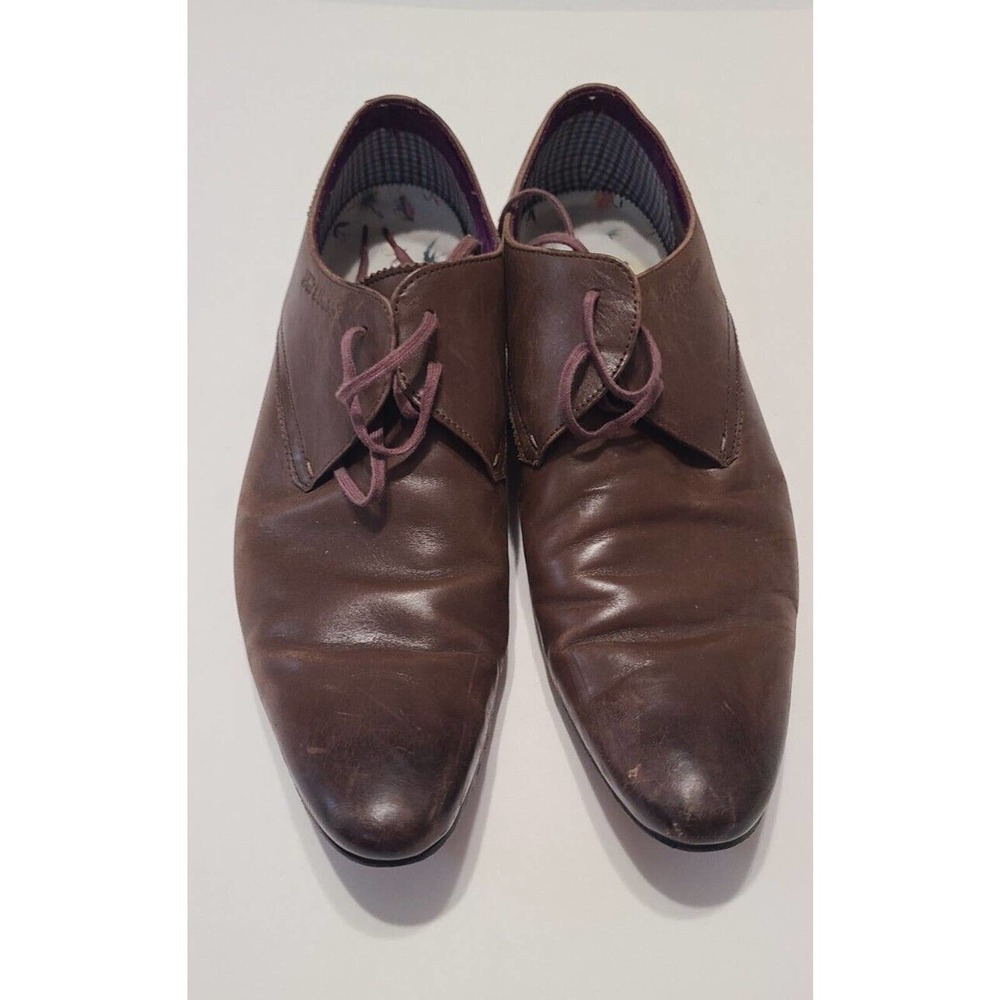 TED BAKER Brown Dress Shoes - Size: 43.5 Preowned US Mens 10